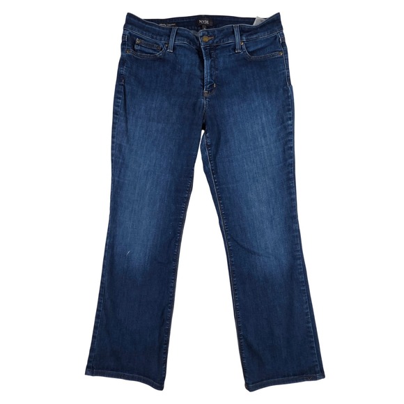 NYDJ Denim - NYDJ Barbara Bootcut Jeans Cooper Wash Blue Denim MDNM2044-COOP-1 Size 12